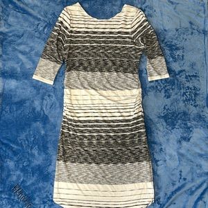 Athleta women’s jersey midi dress with scoop back and fully lined size XL